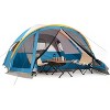 Anybear 6 Person Camping Tent with Screen Room Ocean Blue Windproof - 3 of 4