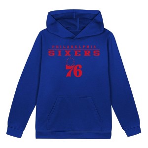 NBA Philadelphia 76ers Boys' Poly Hooded Sweatshirt - 1 of 1