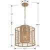 Crystorama Lighting Jayna 1 - Light Pendant in  Matte Black - 2 of 2