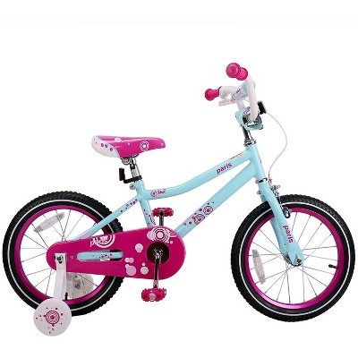 target girl bikes with training wheels