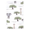 Hudson Baby Cotton Flannel Burp Cloths 10-Pack, Wild Safari Adventures, One Size - 3 of 4