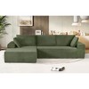 108'' L-Shaped Sectional Sofas with Full Foam Cushioning and No Assembly Required, Left Facing Sleeper Couch for Living Room or Bedroom - 3 of 4