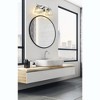 Lauren Modern 2-Light Vanity Sconce - Dimmable, Damp Rated, Clear Glass Shades - 2 of 4