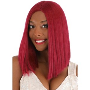 HalloweenCostumes.com One Size Fits Most  Women  Bright Red Long Bob Wig, Red - 1 of 4