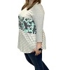 Women's Color Block Tunic Top - honeyme - 2 of 2