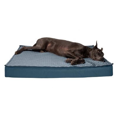 FurHaven Quilt Top Convertible Indoor-Outdoor DLX Cooling Gel Dog Bed Mat