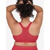 Leading Lady Women's The Serena - Wireless Racerback Cotton Sports Bra (514) - 2 of 4