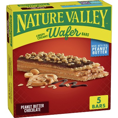 Nature Valley PB Chocolate Crispy Creamy Wafer Bar - 6.5oz/5ct