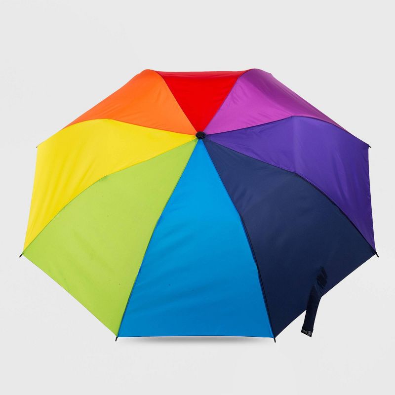 Totes Plaid Foldable Compact Umbrella, 3 of 4
