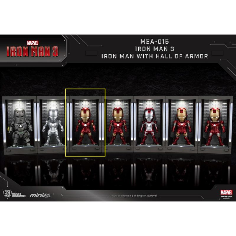 Marvel Iron Man 3 /Iron Man Mark VII with Hall of Armor (Mini Egg Attack), 5 of 6