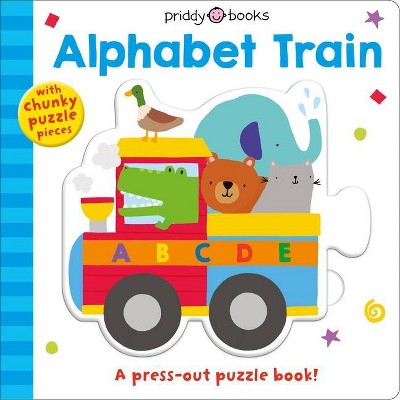 Puzzle and Play: Alphabet Train - (Puzzle & Play) by  Roger Priddy (Board Book)