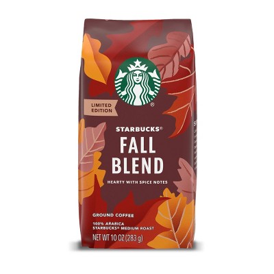 Starbucks Fall Blend Medium Roast Ground Coffee - 10oz