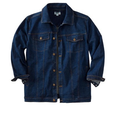 Big and tall blue jean jacket sale