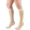 Truform 20-30 mmHg Medical Compression Stockings, Smooth Stretch Microfiber, Knee High, Open Toe - 3 of 4