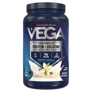 Vega Performance Protein + Creatine Plant-Based Protein Powder - 1 of 4