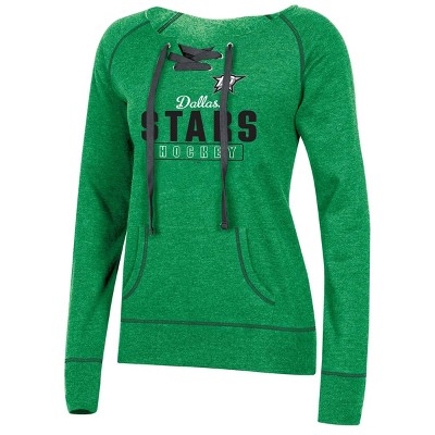 NHL Dallas Stars Women's Center Ice Open Neck Fleece Sweatshirt - S