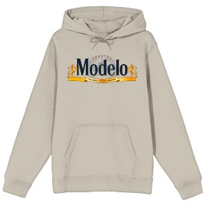 Modelo Classic Logo Women's Natural Graphic Hoodie - 1 of 2