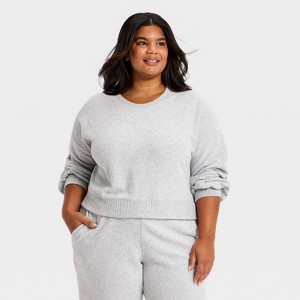 Women's Teddy Pullover Sweatshirt - Auden™ - 1 of 3