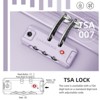 KTMBDW 6 Piece Luggage Set Carry on Suitcase with ABS+PC hardshell, Spinner Wheels & YKK Zipper TSA Lock  Expandable - 3 of 4