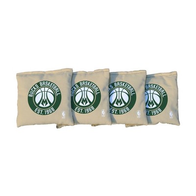 NBA Milwaukee Bucks Corn-Filled Cornhole Bags - Gold