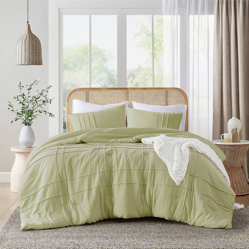 Porter Soft Washed Durable Pleated Comforter Set - 510 Design, 5 of 15