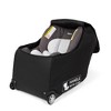 J.L. Childress Premier Padded Infant Car Seat Travel Bag with Wheels (Black) - 2 of 4