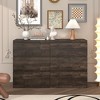 VYNXARIA Drawer dresser cabinet,Sideboard,bar cabinet,table storge cabinets,Flat out the corners of the drawers,six drawers - 3 of 4