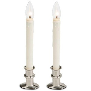 Plow & Hearth - Adjustable Window Hugger Candles, Set of 2 - 1 of 1