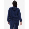 ellos Plus Size Velour Hooded Sweatshirt - 3 of 4