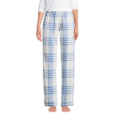 Lands' End Women's Print Flannel Pajama Pants