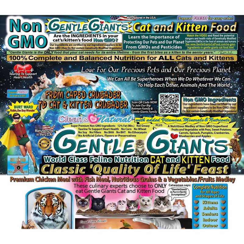 Gentle Giants Chicken with Fish Formula Dry Cat Food, 4 of 11