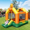 Infans Inflatable Bounce Castle Jumping House Kids Playhouse w/ Slide & 735W Blower - 3 of 4