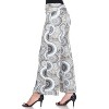 Women's Circle Printed Palazzo Pants - White Mark - 2 of 3
