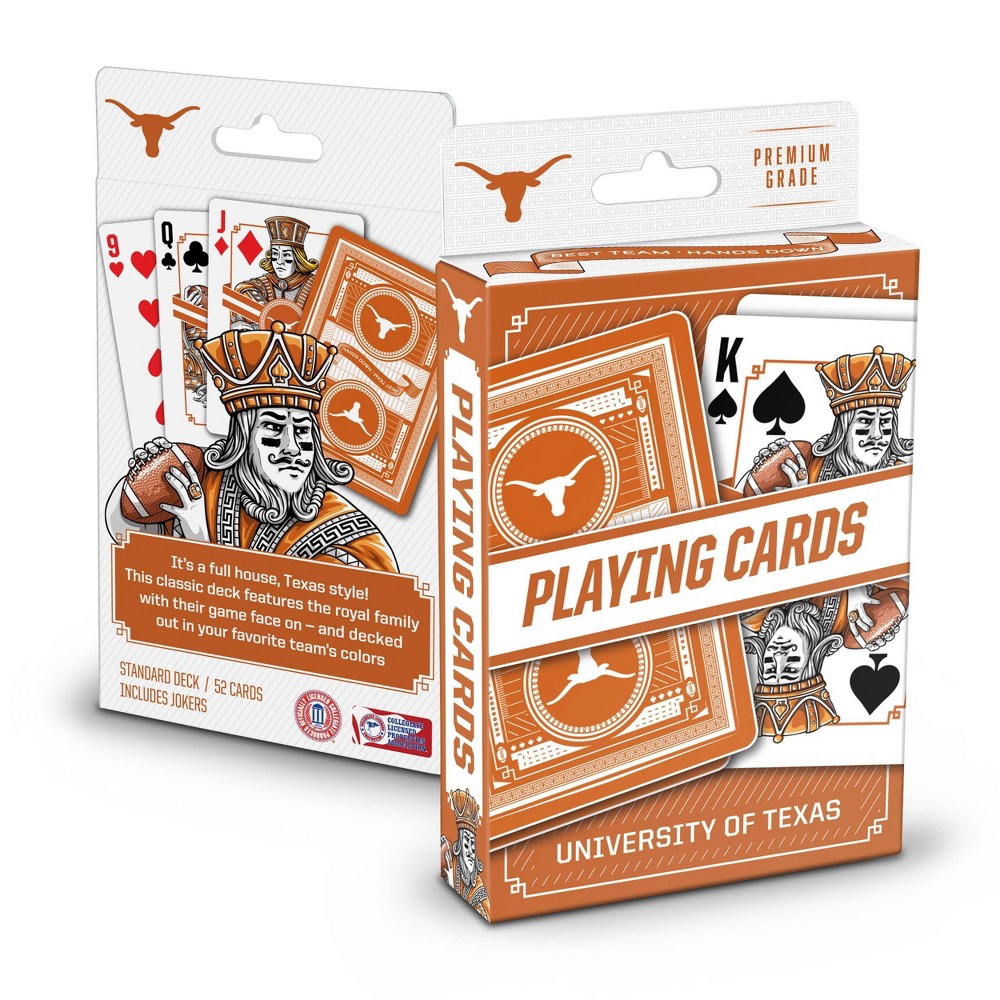 Photos - Board Game NCAA Texas Longhorns Classic Series Playing Cards: Cardstock Paper, Ages 10+