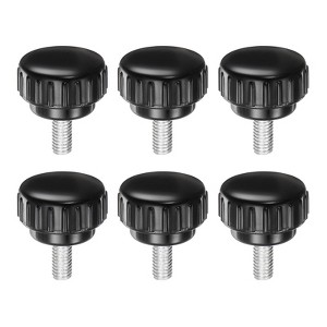 Unique Bargains Plastic Threaded Bolt Knurled Clamping Knob Thumb Screws 6 Pcs - 1 of 4