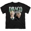 Harry Potter Draco Malfoy Homage Kids T-Shirt For Youth Black - 2 of 4