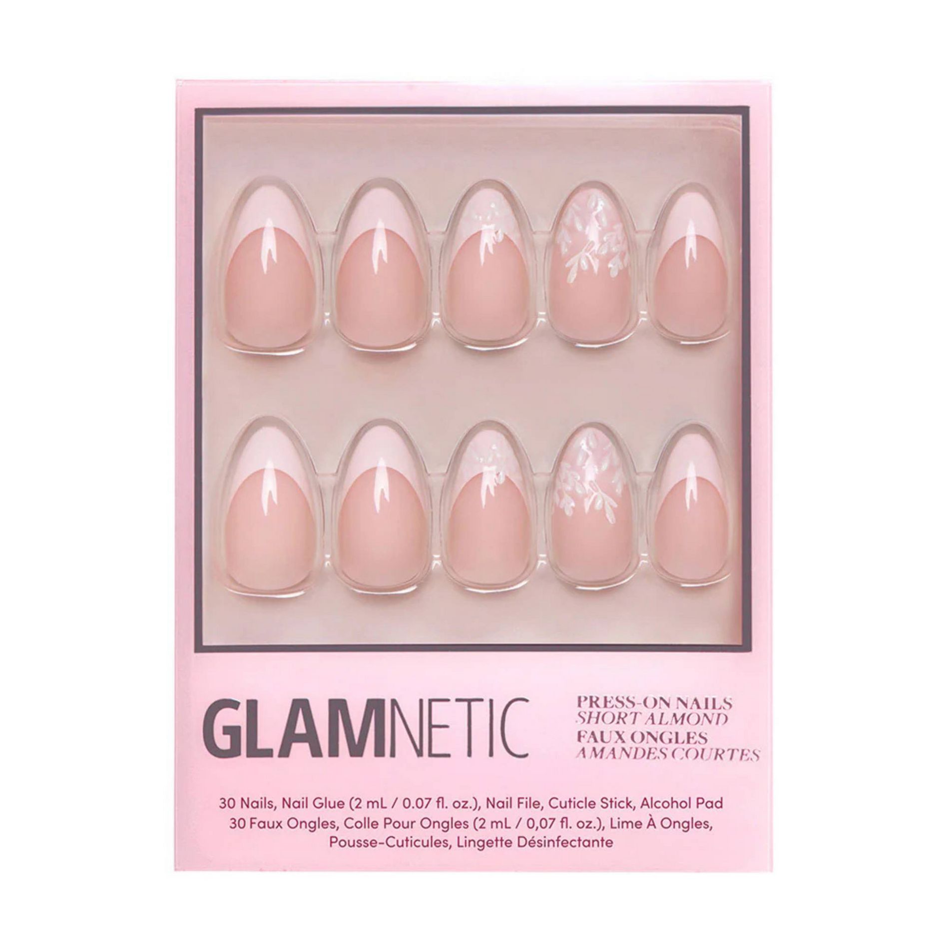 Glamnetic Fake Nails - All Time Love - 30ct - Ulta Beauty: Almond Shape, Gloss Finish, ABS Material