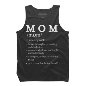 Men's Design By Humans Mom Dictionary Definition By BeingMasculine Tank Top - 1 of 2