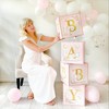 Kate Aspen 'Little Peanut" Elephant Baby Shower Block Box (Set of 4) - image 2 of 4