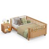 GDFStudio Betsy Modern Pine Wood Kids Platform Bed with Detachable Handrail - 4 of 4