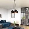 Livex Lighting Waldorf 4 - Light Pendant in  Black - 4 of 4