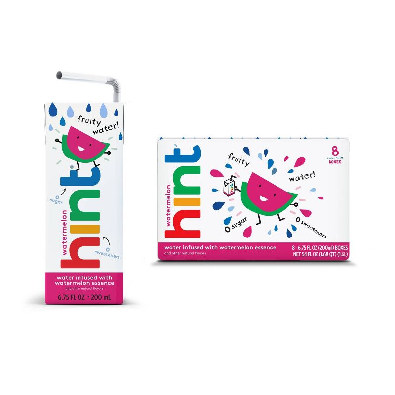 hint Kids Watermelon Infused Water - 8pk/6.75 fl oz Boxes, 4 of 10