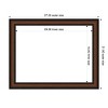 Amanti Art 21"x27" Yale Walnut Framed Magnetic Dry Erase Board - 4 of 4