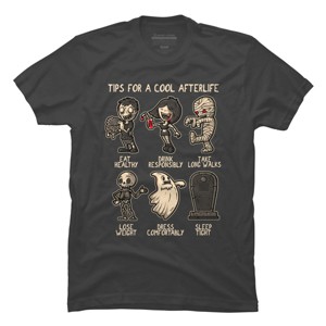 Men's Design By Humans Cool Afterlife By LetterQ T-Shirt - 1 of 4