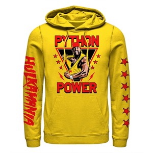 WWE Superstar Hulk Hogan Hoodie - Hulkamania - Mens World Wrestling Champion Costume Hoodie Sweatshirt - 1 of 1
