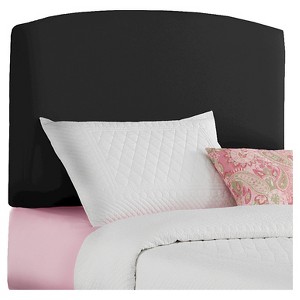 Full Kids Upholstered Headboard Black - Pillowfort