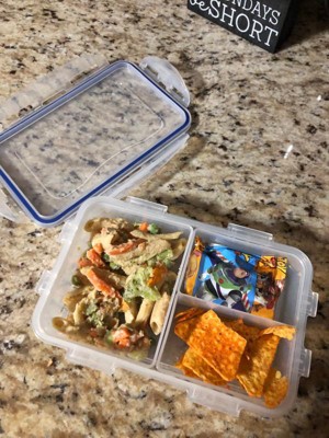 LocknLock On the Go Meals 6-Piece 29 lbs. Divided Rectangular Food Storage  Container Set 09178 - The Home Depot