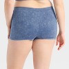 Women's Seamless Boy Shorts Underwear - Colsie™ Dark Blue - 2 of 3