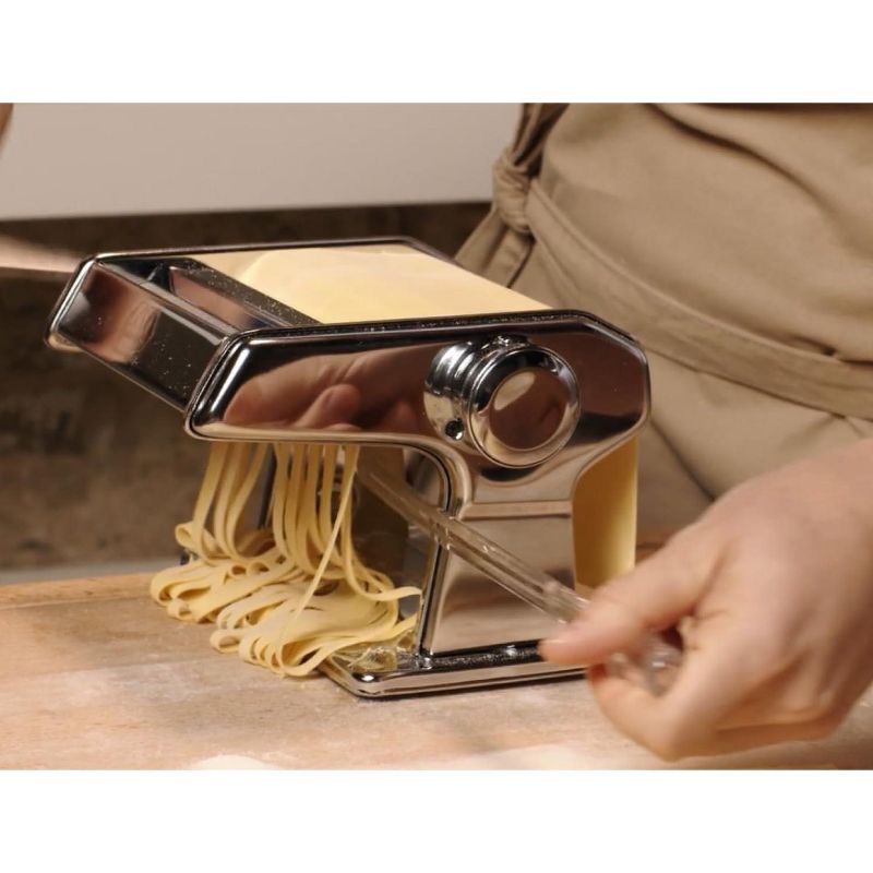 Marcato Atlas Ampia 180 Pasta Machine, Made In Italy, Silver, 3 of 5