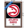 Trends International NBA Atlanta Hawks - Logo 21 Framed Wall Poster Prints - 3 of 4